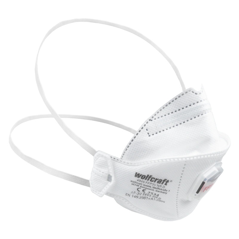 Respirátor FFP3 skladací s ventilom (2ks) wolfcraft 4949000