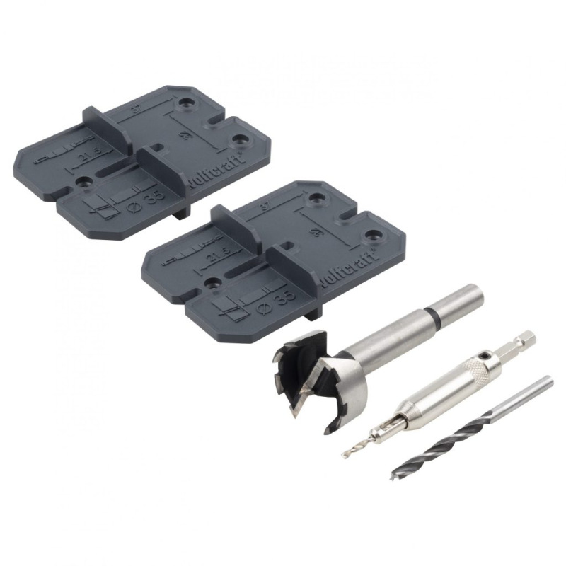 Wolfcraft Sada na vŕtanie kovania NK závesov ø 35mm, wolfcraft 4656000