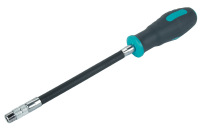 Skrutkovač pre bity ohybný, 2K-rukoväť, wolfcraft 1236000