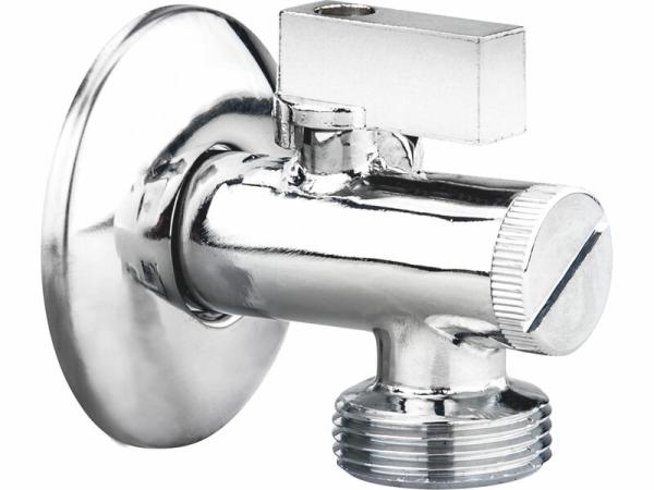 BALLETTO 81155 Ventil rohový s filtrom, 1/2" -3/4", zinok, 131g