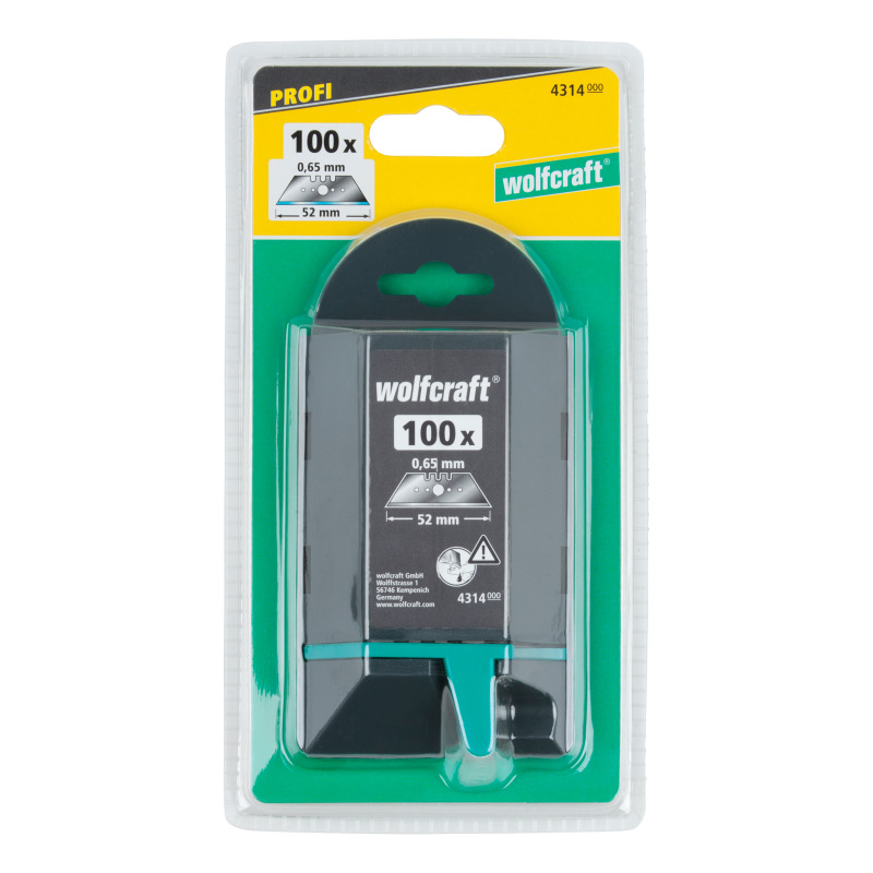 Čepeľ trapézová 0,65 × 61 mm (100ks) wolfcraft 4309000