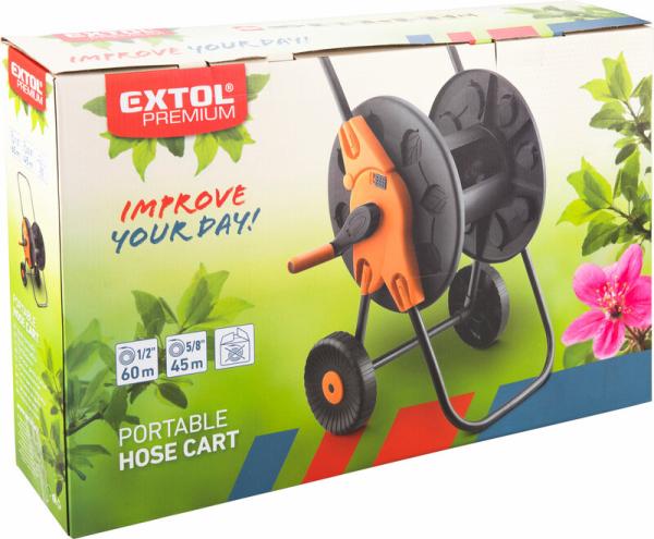 EXTOL PREMIUM 8876482 Vozík na hadicu 1/2" (13 mm) alebo 5/8" (16 mm) 1