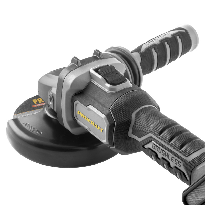 PROCRAFT Aku uhlová brúska Industrial 20V 125mm (bez batérie a nabíjačky) AG125B-BB 1