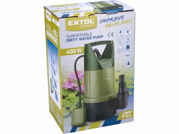 EXTOL CRAFT Čerpadlo ponorné kalové 400W 414123 4