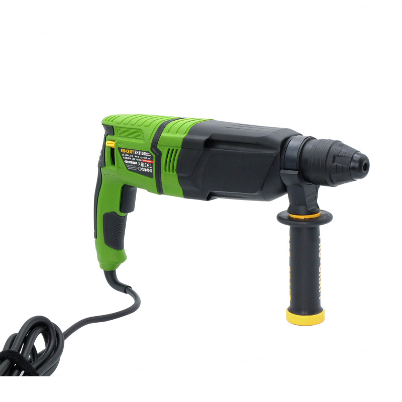 PROCRAFT Kombinované vŕtacie a sekacie kladivo 900W 3,2J BH1100 9