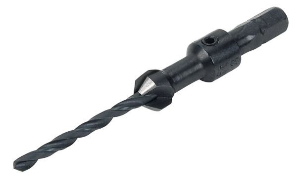 Záhlbník s predvrtákom do dreva pre skrutky so zápustnou hlavou od ø 5 – 6mm, wolfcraft 2545000