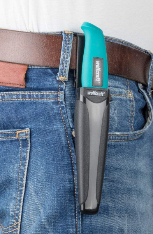 Wolfcraft Nôž s ozubenou čepeľou a púzdrom, čepeľ 95mm, wolfcraft 4086000 3