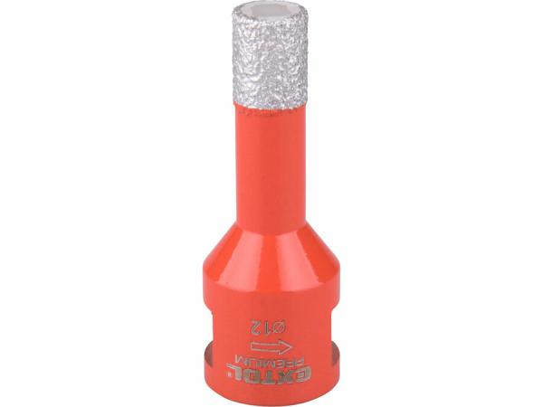 EXTOL PREMIUM Korunka vykružovacia diamantová, Ø 12mm, závit M14 8801862