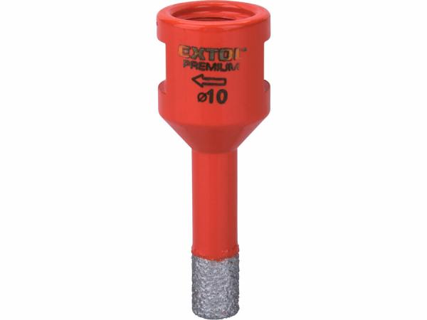EXTOL PREMIUM Korunka vykružovacia diamantová, Ø 10mm, závit M14 8801861