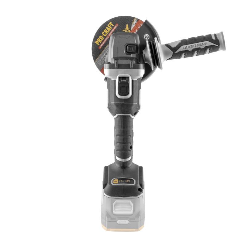 PROCRAFT Aku uhlová brúska Industrial 20V 125mm (bez batérie a nabíjačky) AG125B-BB 8