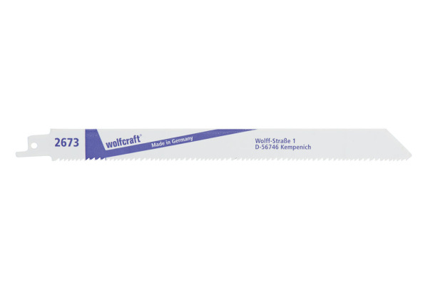 List pílový BiM do chvostovej píly 230mm (2ks) wolfcraft 2673000