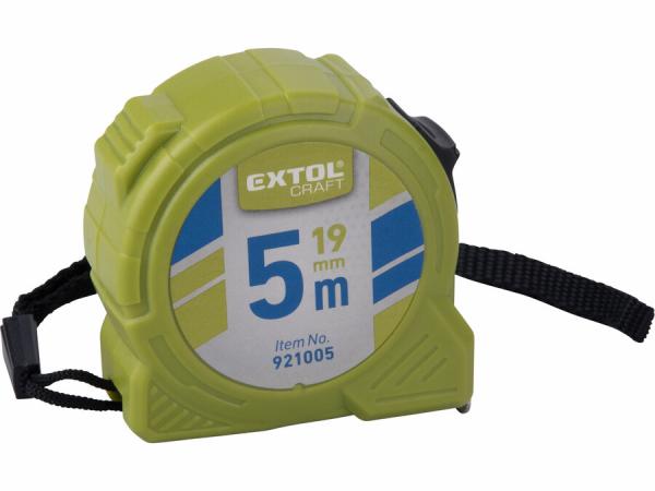 EXTOL CRAFT Meter zvinovací 5m, šírka pásu 19mm 921005