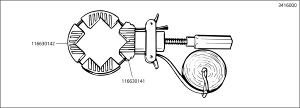 Wolfcraft Upínač rámový 4m, wolfcraft 3416000 2