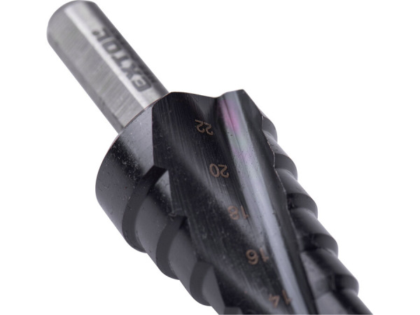EXTOL INDUSTRIAL Vrták stupňovitý kobaltový, ø4-22mm / 2mm, 10 priemerov 8701192 1
