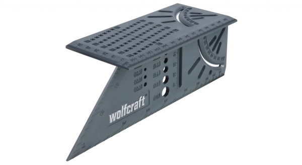 Wolfcraft Uholník 3D pokosový, wolfcraft 5208000