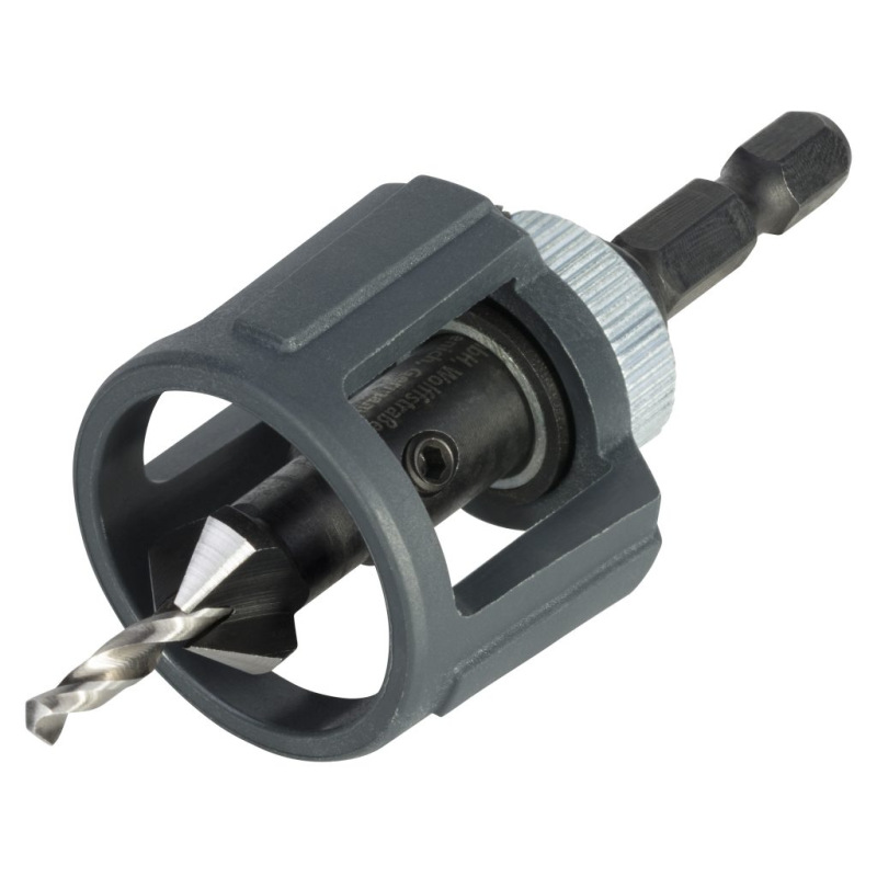 Wolfcraft Záhlbník s predvrtákom do dreva pre skrutky so zápustnou hlavou od ø 3,5 - 6mm, wolfcraft