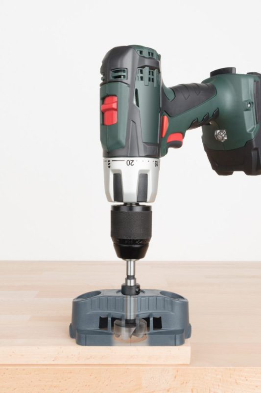 Wolfcraft Vedenie pre Forstnerové vrtáky ø 8,10,12mm, wolfcraft 4686000 5