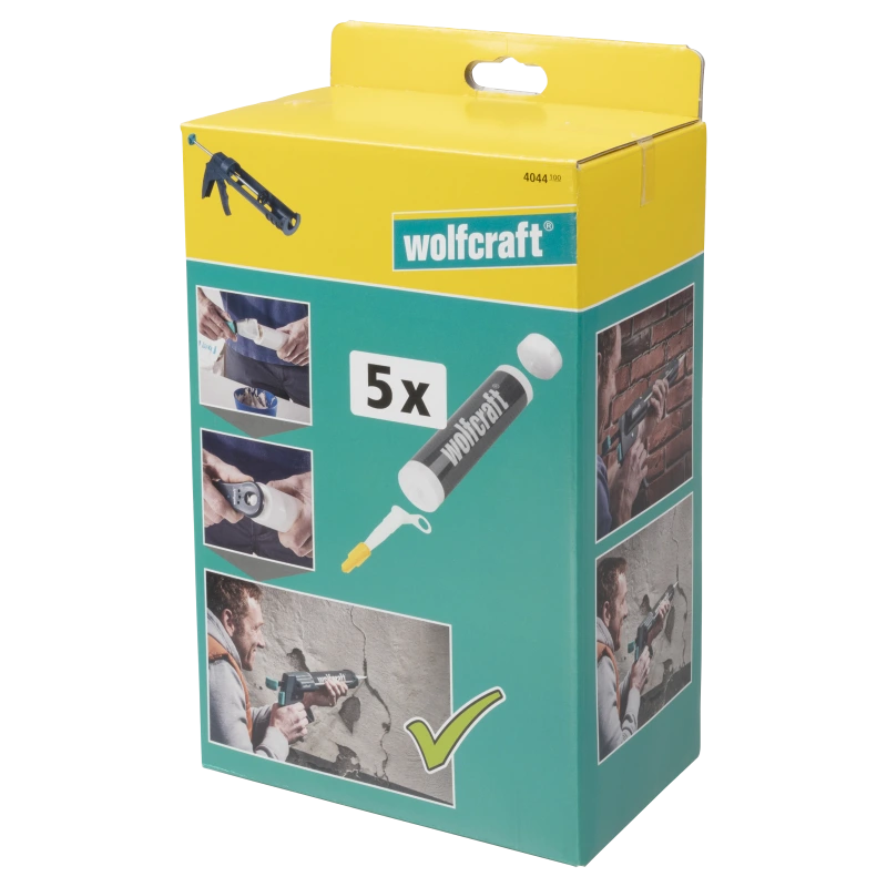 Kartuša prázdna 310ml (5ks) wolfcraft 4044100