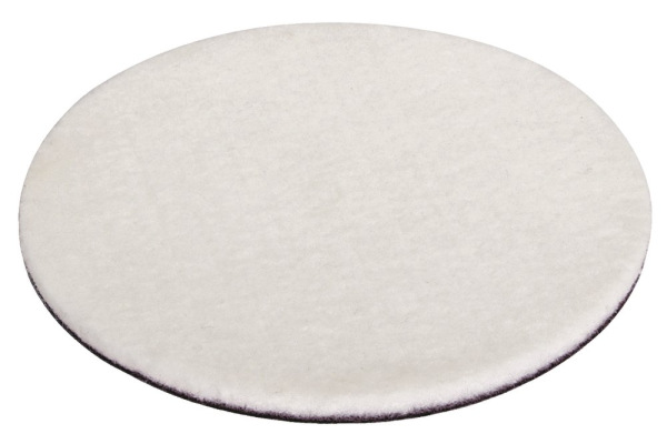 Kotúč leštiaci samolepiaci plstený fixoflex ø 125mm, wolfcraft 2208000